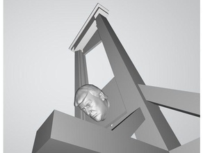 maga encanto de la moda américa bernie guillotina obama trump 3d print model - Mito3D