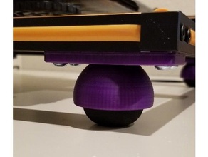 cr-10s squash ball foot 3d printer accessories creality cr-10 mod 3d print model - Mito3D
