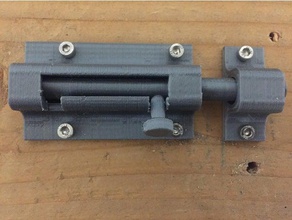 deadbolt 1 pieces household lock 3d print model - Mito3D