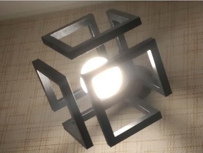 l'infini cube abat-jour décor 3d print model - Mito3D