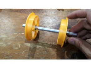filament spool bearing one way clutch 52-57 72-74mm 3d printer accessories 3d print model - Mito3D