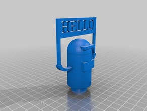 Merhaba-bot 3d baskı Merhaba bot 3d print model - Mito3D