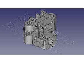 hipercubo xy ligadura de 20t polia dentada 3d a impressora partes 3d print model - Mito3D