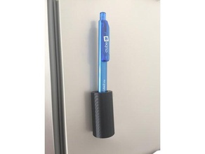 magnetic pen holder office 3d print model - Mito3D