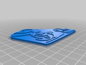snoopy 2 sinais logotipos personalizado 3d print model - Mito3D