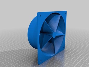 escape adaptador de 120 100 3 d la impresión gabinete fan pc control temperatura 3d print model - Mito3D
