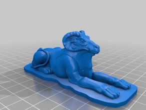 egipto esfinge otra sculptures 3d print model - Mito3D