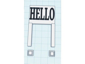 bureau mini signe des signes logos 3d print model - Mito3D