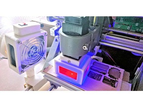 hotte cnc de découpe au laser 2020 enceinte cadre fixations la machine outils extrusion 3d print model - Mito3D