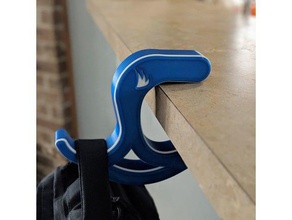 desk bag hook organization holder coat utility 3d print model - Mito3D