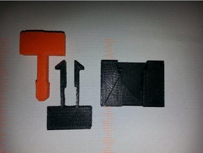 Pfeil morties tenon joint-kein Klebstoff erforderlich engineering aus freecad 3d print model - Mito3D