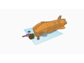 cargoship scale toys games adeptus titanicus epic 3d print model - Mito3D