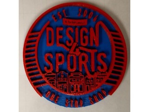 design 4 sports logo 3d printing 3d print model - Mito3D