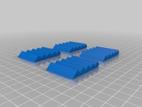 einfache Treppen Gebäude Strukturen tabletop-Gelände 3d print model - Mito3D