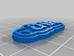 erik Schlüsselbund Schlüsselanhänger angepasst 3d print model - Mito3D