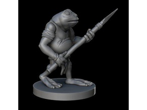 28 bullywug dnd mm minyatür yaratıklar dangeons ejderhalar mini kurbağa adam Minyatürler pathfinder rpg masa üstü oyunlar 3d print model - Mito3D