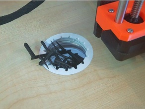 foro discarica anello 3d la stampante accessori dumper bidone della spazzatura smaltimento dei rifiuti cestino 3d print model - Mito3D