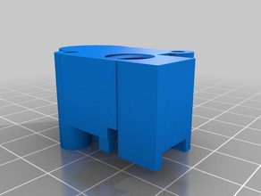 nimble bowden adapter 3d printer extruders 3d print model - Mito3D