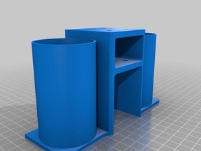 tornavida yardımcı tutucu stand aracı sahipleri kutuları kalem 3d print model - Mito3D