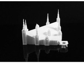 portand temple de l'église des bâtiments structures 3d print model - Mito3D