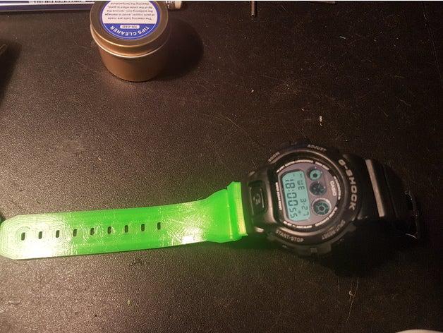 g-shock dw-6900 bande les bracelets gshock regarder 3D print model - Mito3D