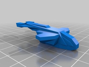 halo pelican miniature final vehicles dropship small space spaceship tiny unsc 3d print model - Mito3D
