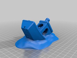 beached ship benchy buildings structures 3dbenchy shipwreck 3d print model - Mito3D