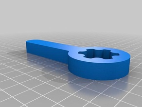 schl&uumlssel f&uumlr oszillierenden bandschleifer 3d la stampante parti holzstar scheppach triton 3d print model - Mito3D