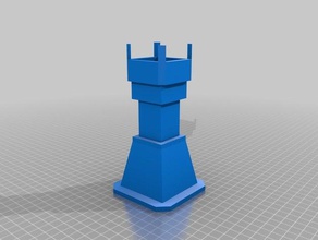 basic tower toy game accessories dnd guard guardtower pathfinder simple watch watchtower 3d print model - Mito3D