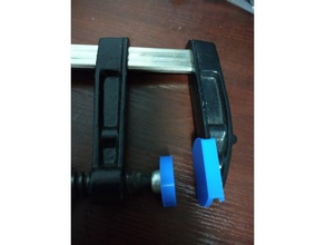 300mm f-clamp jaw pads parts 3d print model - Mito3D