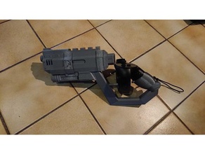 oculus pistola controlador video juegos toque 3d print model - Mito3D