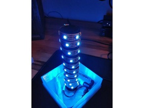 crinkle base della lampada arredamento 3d print model - Mito3D