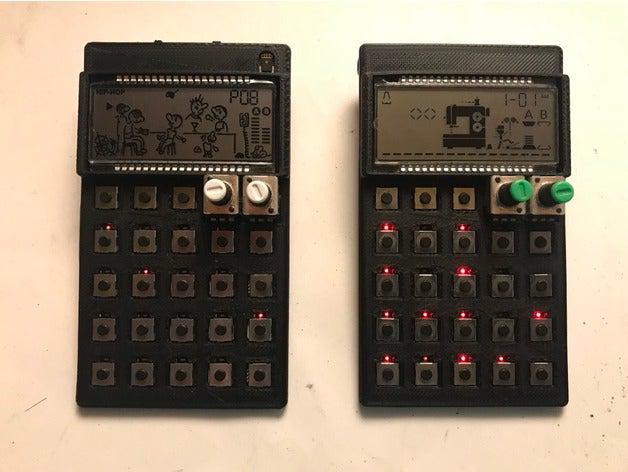 pocket operator front case music 3D print model - Mito3D