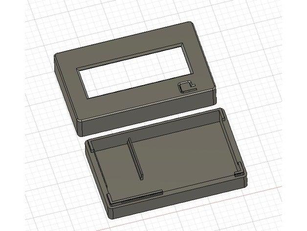 lcd2004 konut homematic diy durumunu gösterir elektronik durumda kutusu kapak lcd 2004 kasa wemos d1 mini 3D print model - Mito3D