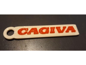 cagiva keychain keychains 3d 3d print model - Mito3D