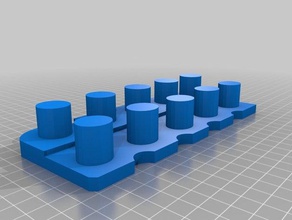 gran bushingholder mini pintura 3d la impresión miniatura organización rack 3d print model - Mito3D