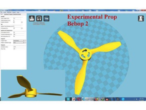 bebop 2 experimental prop hobby papagaio 3d print model - Mito3D