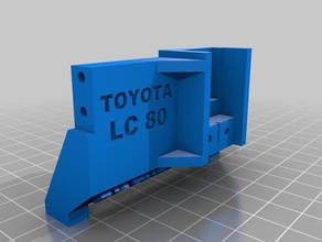 lc80 bodymount anteriore assiale scx102 rc veicoli 3d print model - Mito3D