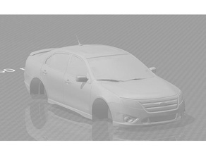 2012 ford fusion sport vehicles 3d print model - Mito3D