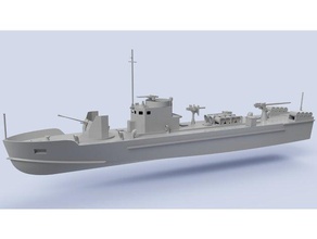 sub chaser Projekt 194 bmo rc Boot Schiff Fahrzeuge 3d print model - Mito3D