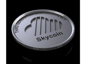 skycoin coaster v4 kitchen dining 3d print model - Mito3D
