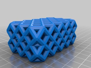 meine angepasste benutzerdefinierte geometrische Gitter math Kunst 3d print model - Mito3D