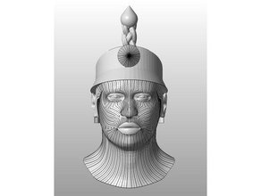 ife busto pessoas africano tribal yoruba 3d print model - Mito3D