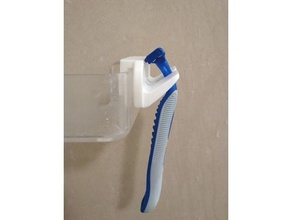 self-support razor holder bathroom 3d print model - Mito3D