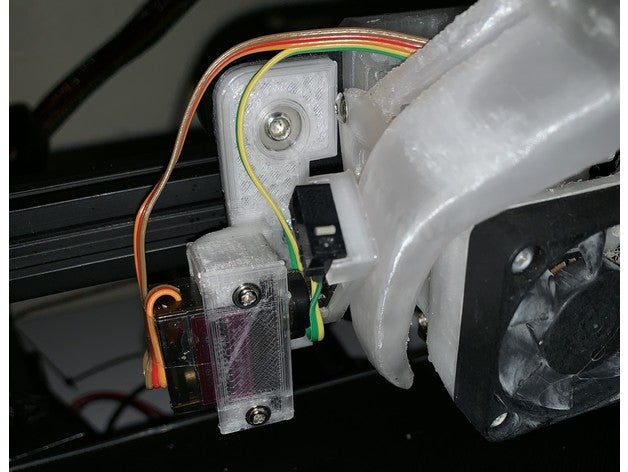 ender 3 z-montagem de sonda e3dv6 hotend a impressora partes 3D print model - Mito3D