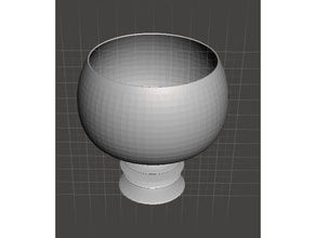 biggest goblet art cup 3d print model - Mito3D