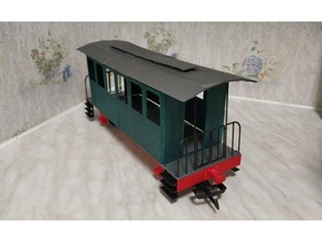 yolcu taşıma gscale ful boogy tekerlekler modelleri model trenler 3d print model - Mito3D