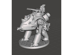 los enanos cañón de mech juegos ageofsigmar dungeons dragons enano warhammer 3d print model - Mito3D