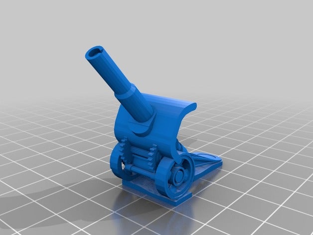 obice asse alleati 3d stampa 3D print model - Mito3D