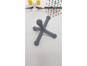 trigonal bipiramidal de aprendizaje química la molécula vsepr 3d print model - Mito3D